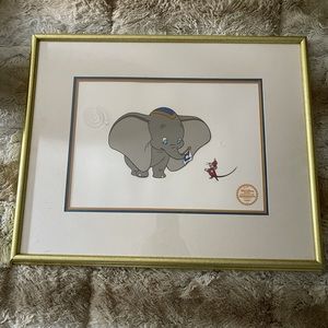 Limited edition framed Disney serigraph with official certification label
